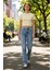 Kadın Straight Kesim Denim Pantolon Fonksiyonel Dayanıklı Kaliteli Konforlu Estetik Modern 3