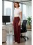 Kadın Haki Wide Leg Pilili Pantolon Fonksiyonel Dayanıklı Kaliteli Konforlu Estetik Modern 1