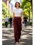 Kadın Haki Wide Leg Pilili Pantolon Fonksiyonel Dayanıklı Kaliteli Konforlu Estetik Modern 2