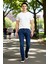 Erkek Slim Fit Denim Pantolon Esnek Kumaş Fonksiyonel Dayanıklı Kaliteli Konforlu Estetik Şık 2