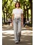 Kadın Yıldız Detaylı Wide Leg Jean Pantolon Fonksiyonel Dayanıklı Kaliteli Konforlu Modern 3