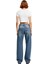 Kadın Geniş Paça Yüksek Bel Jean Pantolon Fonksiyonel Dayanıklı Kaliteli Konforlu Estetik Şık 5