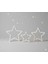 Starlight Christmas Set – 3’lü 3D Baskı Yıldız Dekor Seti (Yılbaşı Temalı, Beyaz) 2
