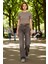 Kadın Wide Leg Jean Antrasit Vintage Yıkama Fonksiyonel Dayanıklı Kaliteli Konforlu Modern 2