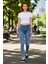 Kadın Yüksek Bel Esnek Skinny Jean Fonksiyonel Dayanıklı Kaliteli Konforlu Estetik Premium 4