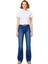 Kadin Yüksek Bel Ispanyol Paça Denim Pantolon Fonksiyonel Dayanıklı Kaliteli Konforlu Spor 4