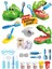 Dino Dişçi Oyun Hamuru Seti Kartela Diş Doktoru Set Toplam 20 Parça 2\'li Set 1
