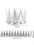Yumuşak Gümüş Kral Tacı 55 cm 2