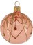 Yılbaşı Topu Pembe Desenli 6cm 1