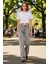 Kadın Yüksek Bel Wide Leg Denim Pantolon Fonksiyonel Dayanıklı Kaliteli Konforlu Estetik Şık 4