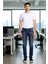 Erkek Açık Comfort Denim Dar Paça Pantolon Fonksiyonel Dayanıklı Kaliteli Konforlu Estetik 3