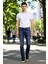 Erkek Açık Comfort Denim Dar Paça Pantolon Fonksiyonel Dayanıklı Kaliteli Konforlu Estetik 4