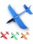 4'lü Çocuk Köpük Uçak Oyuncak-Elle Atılan Dayanıklı El Planörü ✈️ Kırmızı&mavi&turuncu&yeşil 3