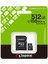 Kingston SDCS3-512GB 512GB Microsdxc Canvas Select Plus Gen3 150MB-S A1 Card + Adapter Hafıza Kartı 1
