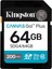 Kingston SDG4-64GB 64GB Sdxc Canvas Go Plus Gen4 200MB-S C10 Uhs-I U3 V30 Hafıza Kartı 1