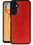 Samsung Galaxy M15 Kılıf Aras Deri Kapak - KIRMIZI-(5796) 1