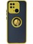 Xiaomi Poco C40 Kılıf Montreal Yüzüklü Silikon Kapak - SARI-(5796) - M193K087-R00193 1