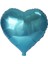 Açık Mavi Kalp Folyo Balon 45 Cm. 1