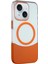 iPhone 15 Pc Suit Magsafe Kapak - TURUNCU-(5796) - M960K748-R36960 1