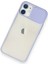 iPhone 11 Kılıf Palm Buzlu Kamera Sürgülü Silikon - Lila 3
