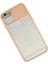 iPhone 6 Plus Kılıf Palm Buzlu Kamera Sürgülü Silikon - Pembe 2