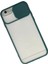 iPhone 6 Plus Kılıf Palm Buzlu Kamera Sürgülü Silikon - Yeşil 2