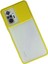 Xiaomi Redmi Note 10 Pro Kılıf Palm Buzlu Kamera Sürgülü Silikon - Sarı 2