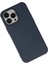 iPhone 15 Pro Kılıf Nano Içi Kadife Silikon - Lacivert 3