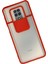 Xiaomi Redmi Note 9 Pro Kılıf Palm Buzlu Kamera Sürgülü Silikon - Kırmızı 2