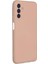 Samsung Galaxy A04S Kılıf Nano Içi Kadife Silikon - Pudra 2