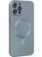 iPhone 12 Pro Max Kılıf Moshi Lens Magneticsafe Silikon - Sierra Blue 2