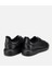 02AYH317560A100 ERKEK Deri Siyah Içi Kürklü Düz Günlük Ayakkabı 4