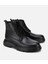 02BOH314190A100 ERKEK Deri Siyah Fermuarlı Yüksek Tabanlı Casual Bot 2