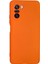 Xiaomi Poco F3 Kılıf Nano Içi Kadife Silikon - Turuncu 1