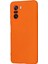 Xiaomi Poco F3 Kılıf Nano Içi Kadife Silikon - Turuncu 2