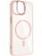 Apple iPhone 11 Remim Lensli Magsafe Standlı Kapak - Pembe 3