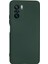 Xiaomi Poco F3 Kılıf Nano Içi Kadife Silikon - Koyu Yeşil 1