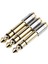 3pc 6.35MM Ila 3.5mm Dönüştürücüler 1/4inch Erkek 1/8inç Kadın 6.35 Ila 3,5 Jack Kulaklık Ses Adaptör Mikrofon Konnektörü (Yurt Dışından) 1
