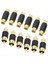 Rca Adaptörü 6 Rca Dişi Ila Dişi Kuplörler + 6 Rca Erkek Ila Erkek Bağlayıcılar Rca Kablo Uzantıları Için Altın Kaplama Adaptörleri (Yurt Dışından) 1