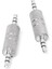 2pcs 3,5 mm Stereo Erkek - 3.5mm Erkek Kulaklık Ses Adaptörü Jack Kuplör Konnektörü (Yurt Dışından) 5