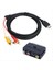 2 Arada Adaptör Kablosu HDMI ile Uyumlu Rca Scart Kablo Ses Konnektörü Erkek S-Video-Tv Rca Bağlantı Noktası Için 3 Rca Scart (Yurt Dışından) 1