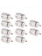 10PCS Konnektör Uhf Erkek PL259 Fiş Lehim Rg8 RG213 LMR400 7d-Fb Kablo Gümüş (Yurt Dışından) 2