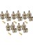 10 Set 3 Parçalı Bnc Erkek RG58 Fiş Kıvrım Konektörleri (Yurt Dışından) 1