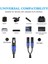 Xlr Splitter Kablosu, 1 Xlr Dişi - 2 Xlr Erkek Y Kablosu Dengeli Mikrofon Ayırıcı Kablosu Ses Adaptörü 1 Paketi (Yurt Dışından) 4