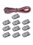 11 Adet Ayarlanabilir 3 Pin LED Şerit Konektörler 10MM LED Şerit Işık Konektörleri LED Şerit Konnektör Terminali WS2811 Için (Yurt Dışından) 3