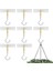 Yapışkan Tavan Kancaları 8 Pcs Tavan Askı Kancaları Göz Kancaları Küçük Bitkiler Mutfak Için Rüzgar Zil Askısı Askı Için (Yurt Dışından) 1