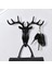 Geyik Şekli Ev Dekorasyon Kancası Duvar Raf Duvar Asılı Duvar Kişilik Geyik Baş Duvar Anahtarı (Yurt Dışından) 4