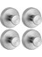 4pcs Vantuz Kancaları Duş Duvarı Yok Tatbikat Kancası Çıkarılabilir Yeniden Kullanılabilir Havlu Kancaları Mutfak Cam Kapı Penceresi Gümüş (Yurt Dışından) 1
