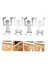 4pcs Figür Kanca Dekoratif Heykelcik Kanca Kapı Raf Askı Kapı Çifte Kancalar Kapı Giysileri Askısı (Yurt Dışından) 2