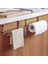 Paper Roll Havlu Tutucu Raflar Çekmece Dolap Kapısı Geri Asma Kanca Tutucu Mutfak Banyo Gadget (Yurt Dışından) 2